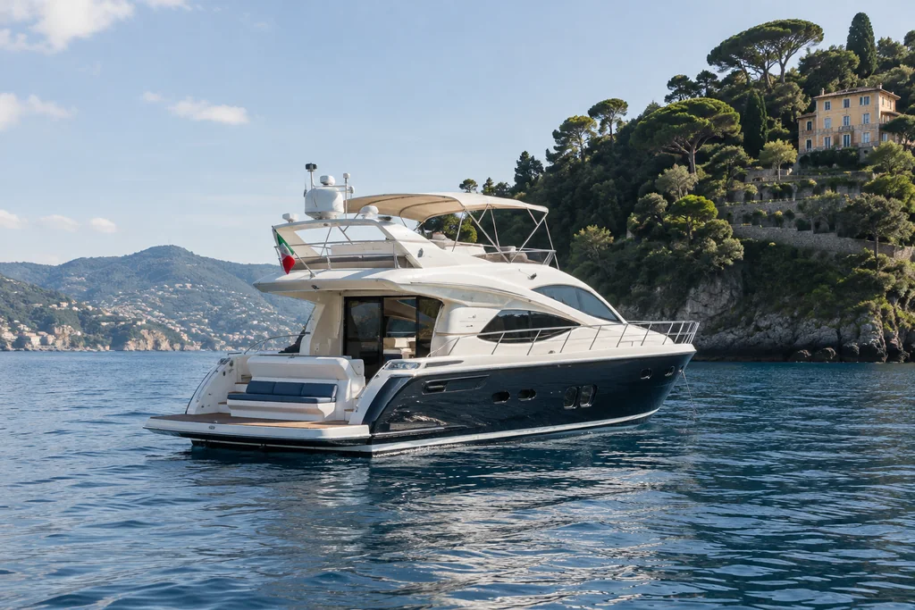Yacht sull’acqua per una giornata privata vicino a Portofino