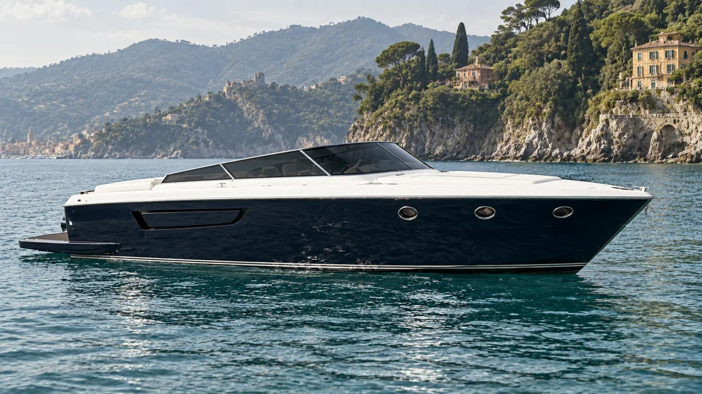 Itama Forty on a quiet Ligurian coastal day