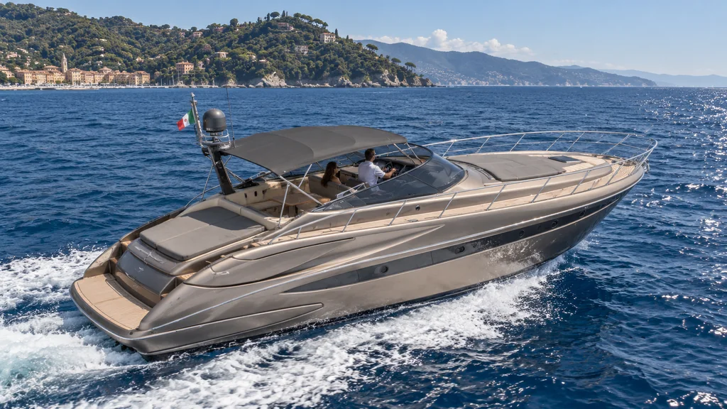 Riva Rivale 52 on a Portofino coastal passage